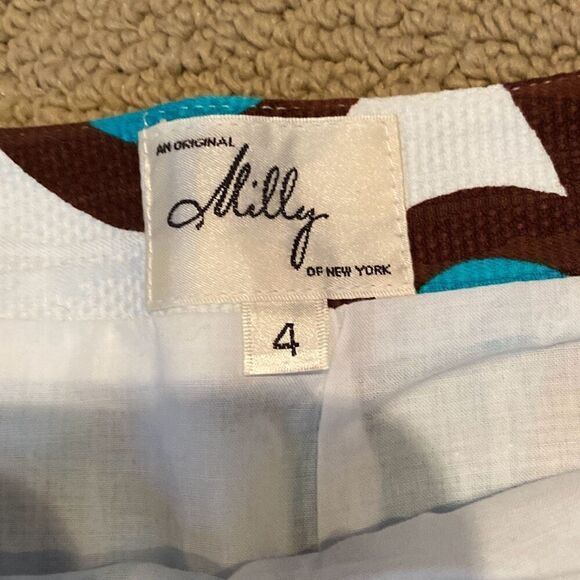 ORIGINAL Milly NWT Skirt Iconic print! Size 4 - Picture 5 of 7